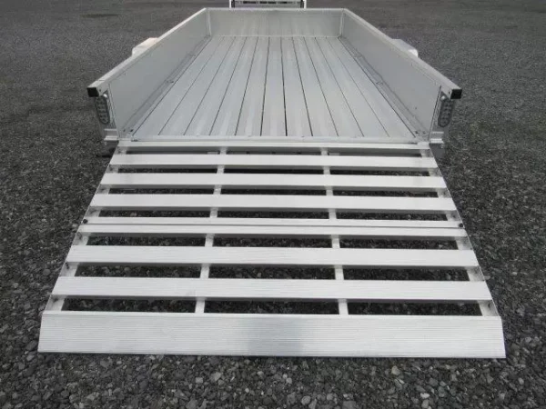 sport haven 6×12 aluminum utility trailer – aluminum deck