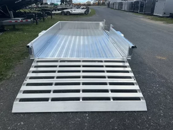 sport haven 7×12 utility trailer – side atv ramp