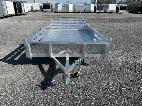 sport haven 7×12 aluminum utility trailer – atv ramps