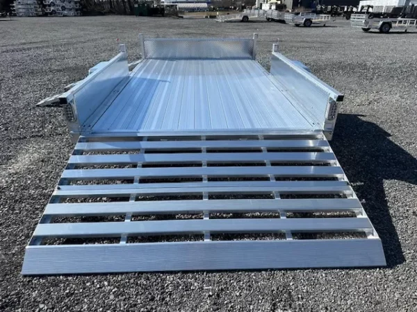 sport haven 7×12 aluminum utility trailer – atv ramps