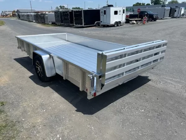 sport haven 7×14 aluminum utility trailer – deluxe package