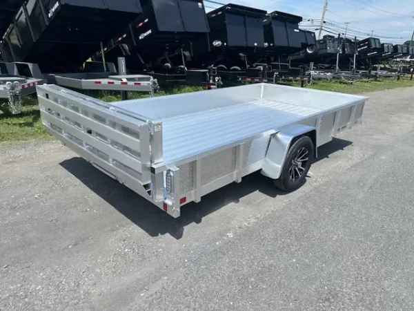sport haven 7×14 aluminum utility trailer – deluxe package