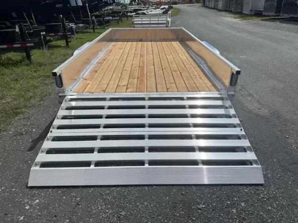 sport haven 7×14 aluminum utility trailer – dual axle