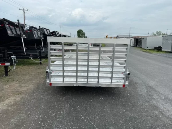 sport haven 7×16 aluminum utility trailer – atv ramps
