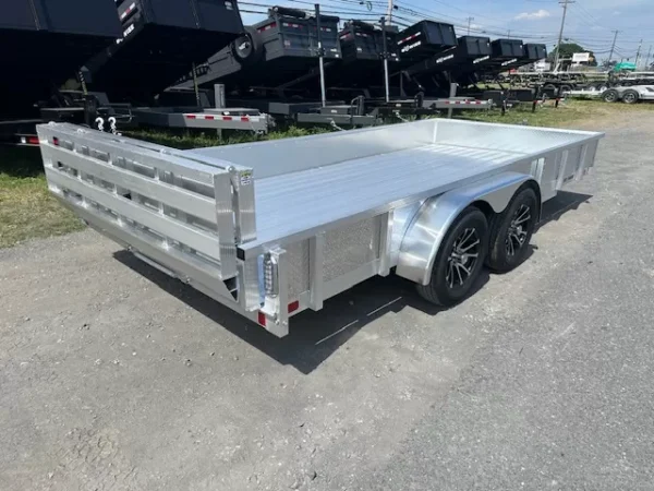 sport haven 7×16 aluminum utility trailer – deluxe package