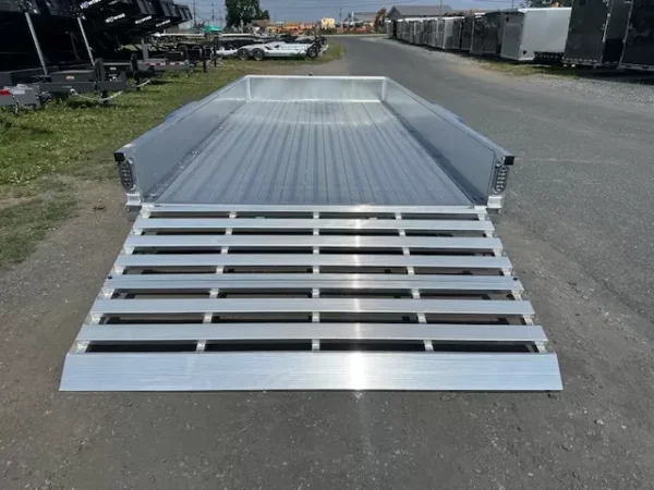 sport haven 7×16 aluminum utility trailer – deluxe package