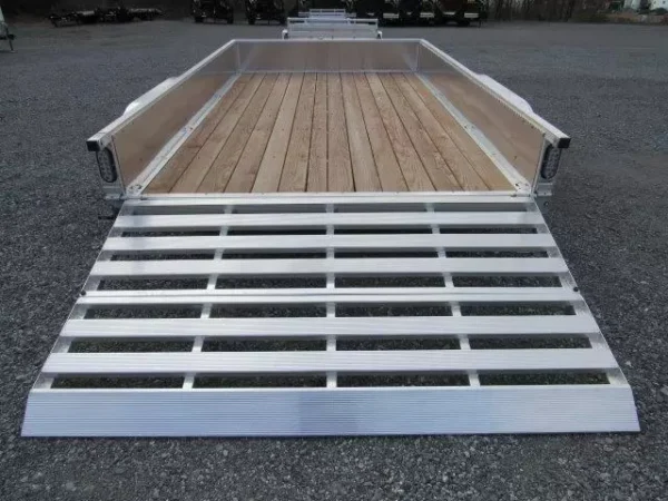 sport haven 7×12 aluminum utility trailer – aluminum wheels