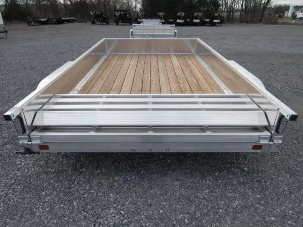 sport haven 7×12 aluminum utility trailer – aluminum wheels
