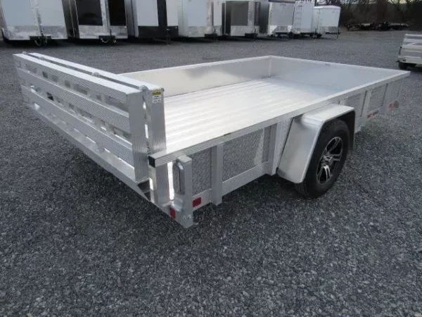 sport haven 7×12 aluminum utility trailer – deluxe package