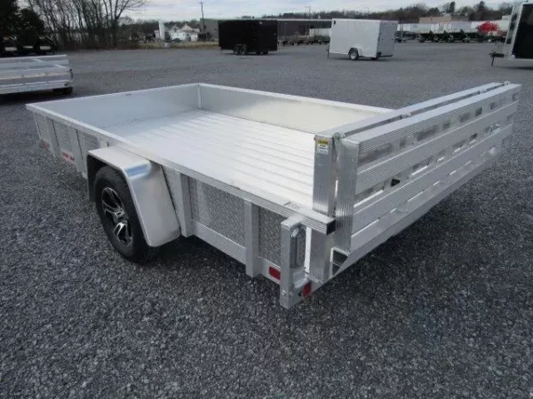 sport haven 7×12 aluminum utility trailer – deluxe package