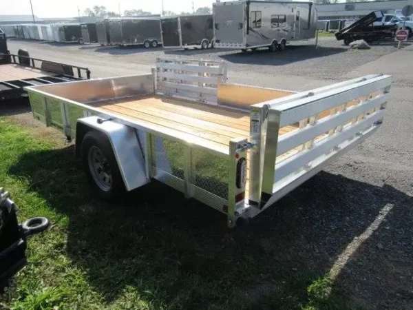sport haven 7×12 aluminum utility trailer – atp sides & atv gate