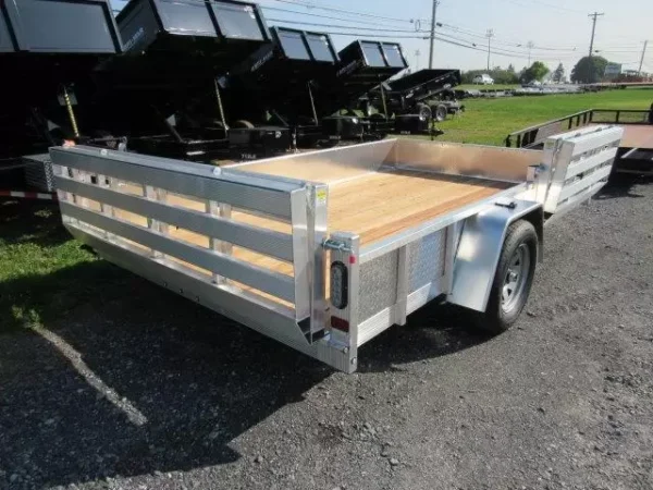 sport haven 7×12 aluminum utility trailer – atp sides & atv gate