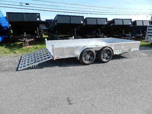 sport haven 7×14 aluminum utility trailer – deluxe package