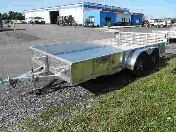 sport haven 7×14 aluminum utility trailer – deluxe package