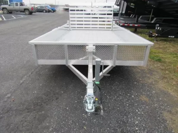 sport haven 7×14 aluminum landscape trailer – heavy duty ramp