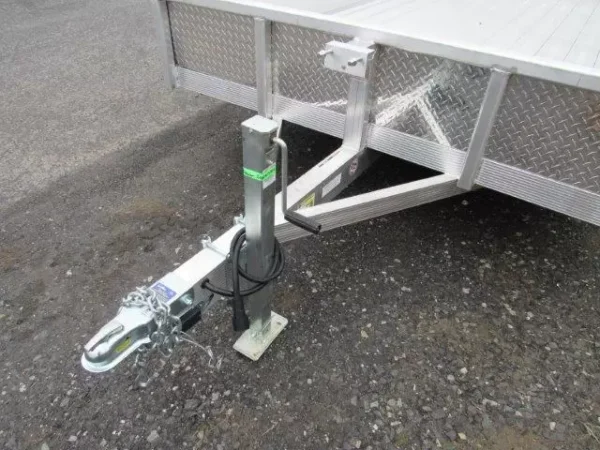 sport haven 7×16 aluminum landscape trailer – heavy duty ramp