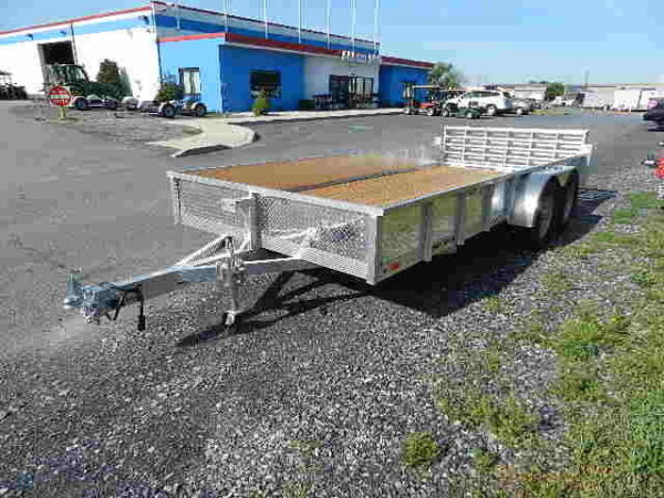sport haven 7×16 aluminum utility trailer – dual axle