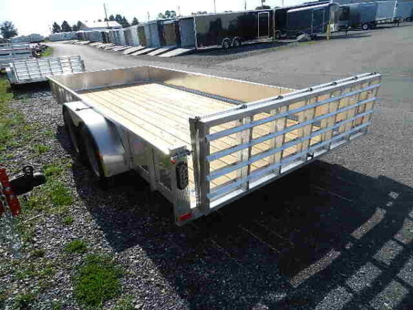 sport haven 7×16 aluminum utility trailer – dual axle
