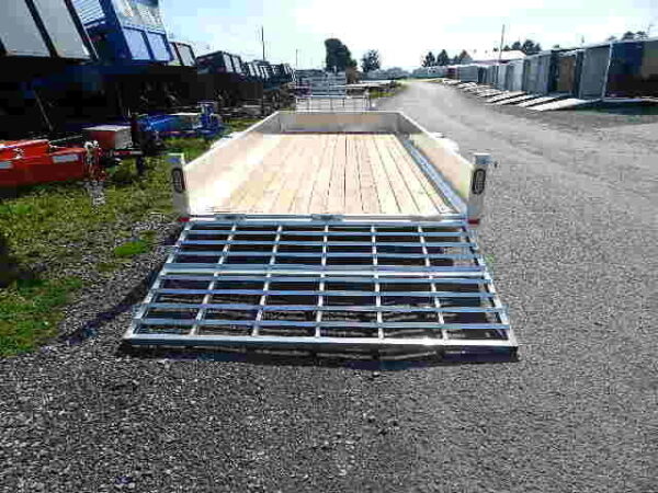 sport haven 7×16 aluminum utility trailer – dual axle