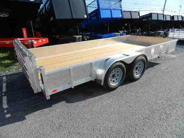 sport haven 7×16 aluminum utility trailer – dual axle