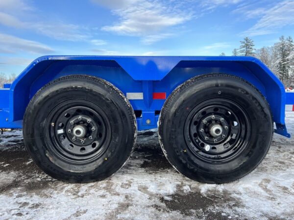 2024 rice trailers 7×20 14k partial tilt deck equipment w/spare mount