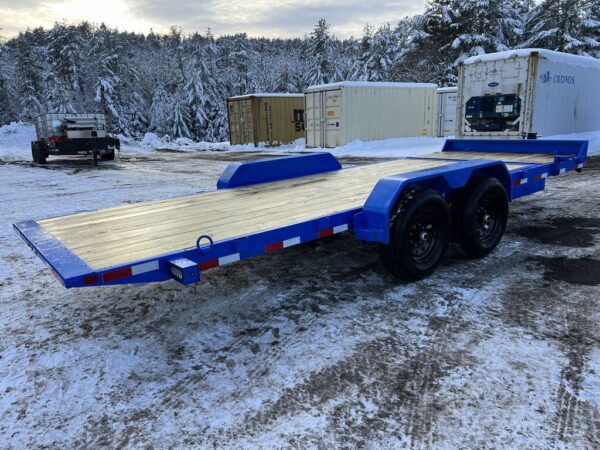 2024 rice trailers 7×20 14k partial tilt deck equipment w/spare mount