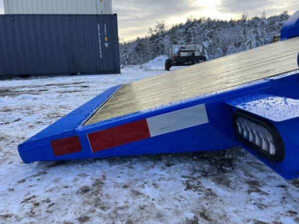 2024 rice trailers 7×20 14k partial tilt deck equipment w/spare mount