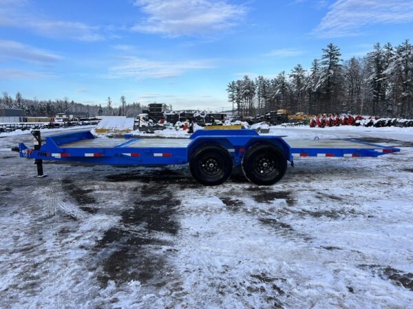 2024 rice trailers 7×20 14k partial tilt deck equipment w/spare mount