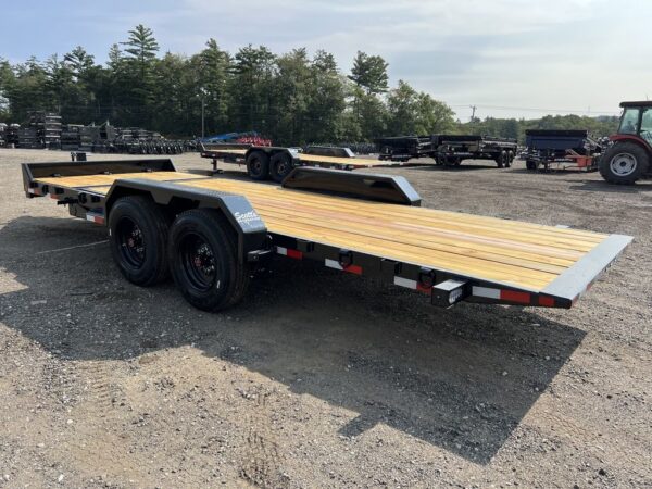 2024 rice trailers 7×20 16k tilt deck equipment w/spare mount