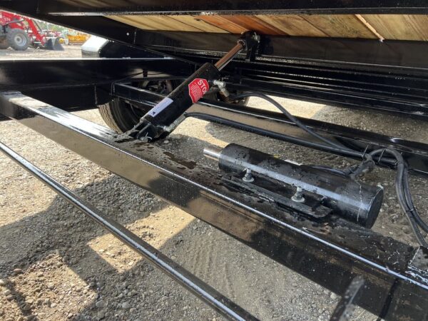 2024 rice trailers 7×20 16k tilt deck equipment w/spare mount