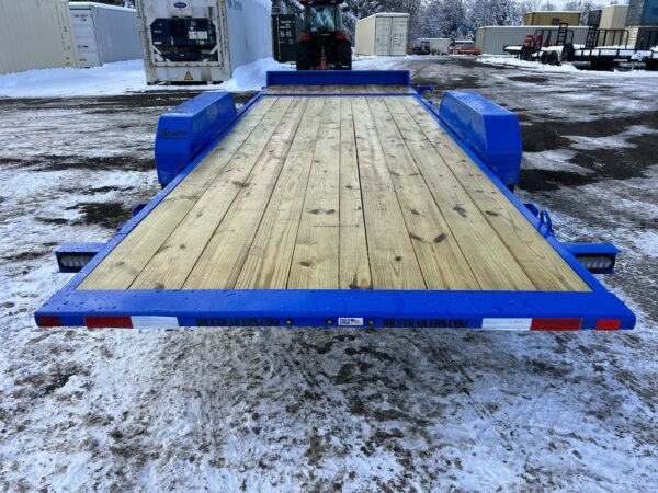 2024 rice trailers 7×20 14k partial tilt deck equipment w/spare mount