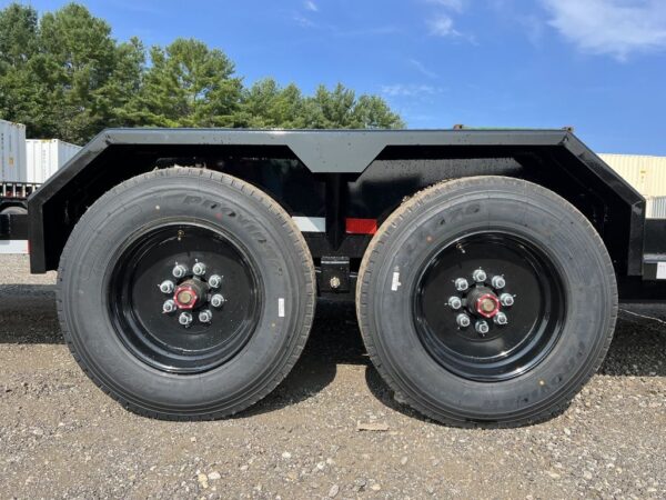 2024 rice trailers 7×20 16k tilt deck equipment w/spare mount