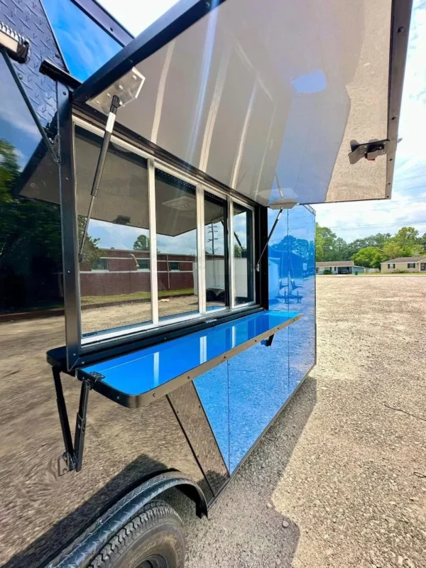 tatinium blue/black porch trailer 8.5x20ta
