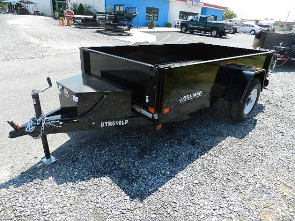 bwise 5 x 10 low profile dump trailer 5k spreader gate