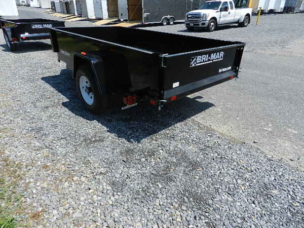 bwise 5 x 10 low profile dump trailer 5k spreader gate
