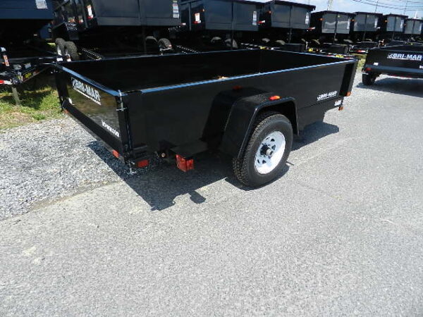 bwise 5 x 10 low profile dump trailer 5k spreader gate