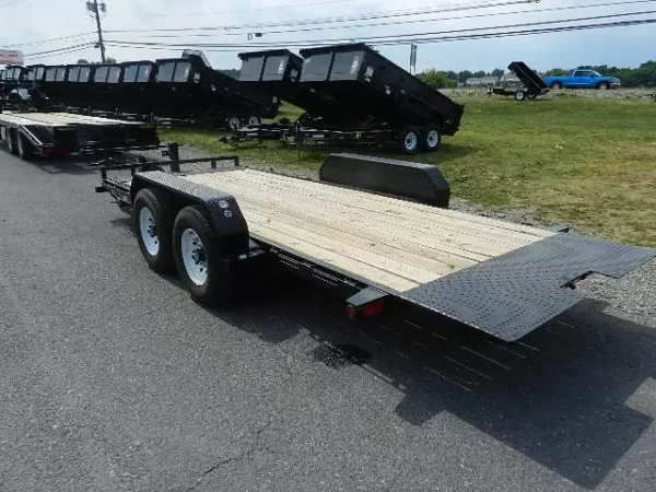big tex 7 x 18 full tilt equipment trailer removable fenders