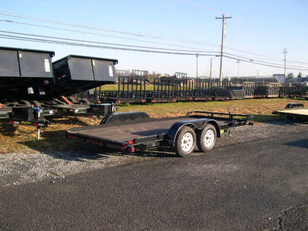 big tex 7 x 16 open car trailer – removable fenders