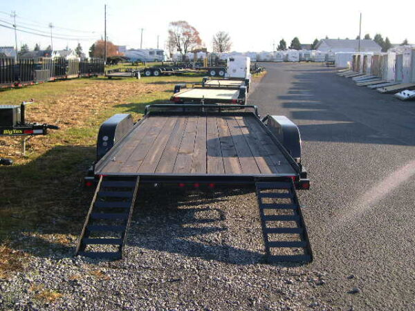 big tex 7 x 16 open car trailer – removable fenders