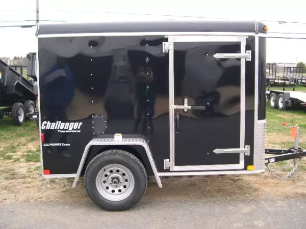 homesteader 5 x 8 enclosed cargo trailer ramp door