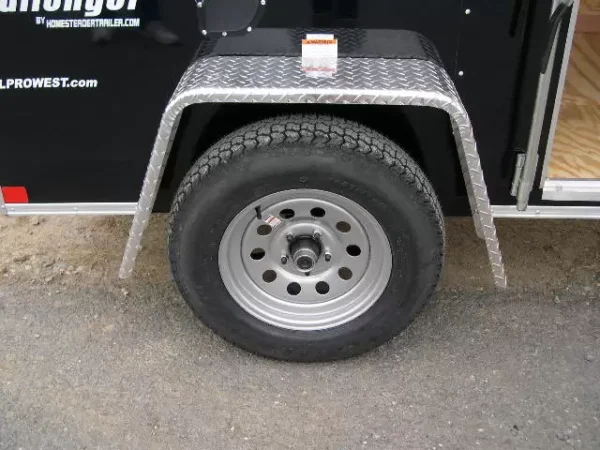 homesteader 5 x 8 enclosed cargo trailer ramp door