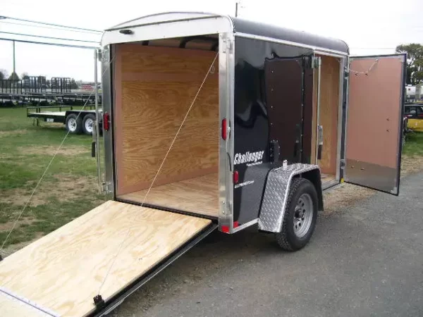 homesteader 5 x 8 enclosed cargo trailer ramp door