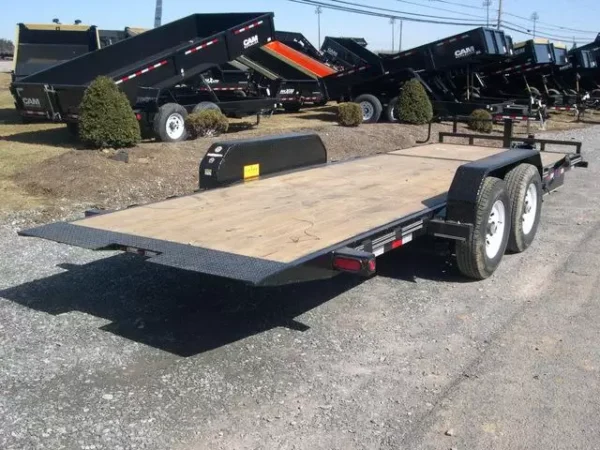 big tex 7 x 22 equipment trailer split tilt deck