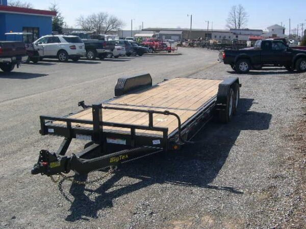 big tex 7 x 22 equipment trailer split tilt deck