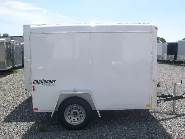 homesteader 5 x 8 enclosed cargo trailer single rear door