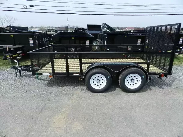 carry on 6 x 12 landscape utility trailer – high mesh sides